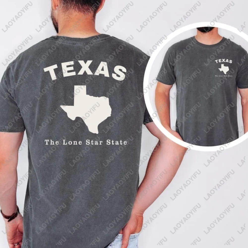 Texas The Lone Star State T-Shirt Men Women Vintage Washed State Map Graphic Casual Crew Neck Short Sleeve Cotton Top
Texas The Lone Star State T-Shirt Men Women Vintage Washed State Map Graphic Casual Crew Neck Short Sleeve Cotton Top