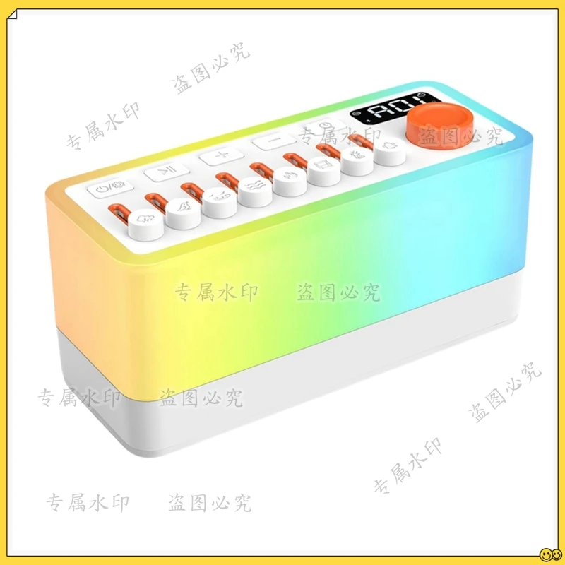 LJL-White Noise Sleep Sound Machine With 8 Nature Sounds, Portable Bluetooth Speaker, 12 Colors Night Lights
LJL-White Noise Sleep Sound Machine With 8 Nature Sounds, Portable Bluetooth Speaker, 12 Colors Night Lights