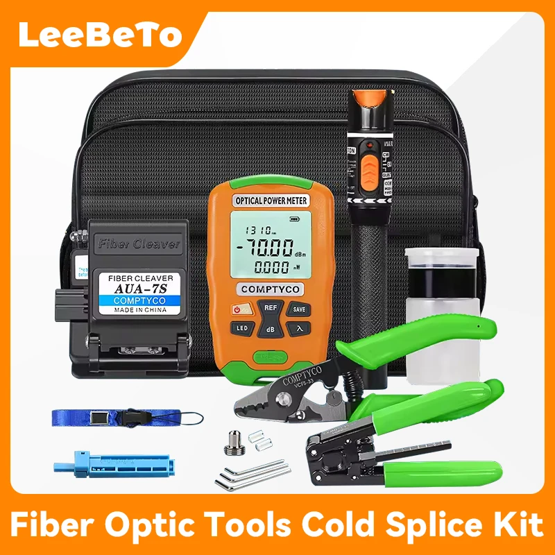FTTH Fiber Optic Tool Kit -70~+10dBm/-50~+26dBm Mini Fiber Optica Power Meter and 10mW Visual Fault Locator AUA-7S FTTH Tool
FTTH Fiber Optic Tool Kit -70~+10dBm/-50~+26dBm Mini Fiber Optica Power Meter and 10mW Visual Fault Locator AUA-7S FTTH Tool