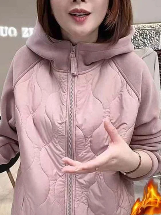 Women's Hooded Thickened Fleece Sweatshirt Windproof Warm Fashion Outerwear Spring Autumn New Arrival Casual Comfortable
Women's Hooded Thickened Fleece Sweatshirt Windproof Warm Fashion Outerwear Spring Autumn New Arrival Casual Comfortable
