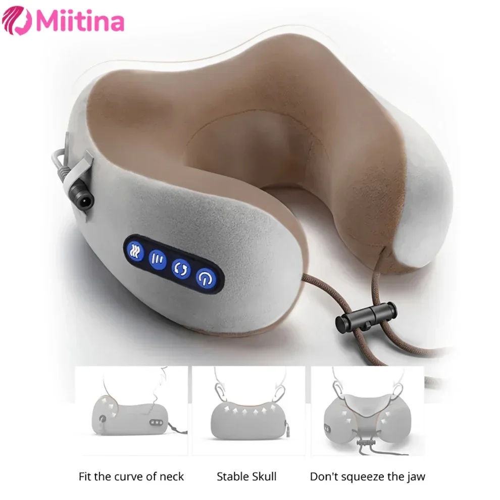 Massage Pillow Multi functional U-shaped Pillow Memory Cotton Portable Car Travel Electric Neck and Neck Massager U-shaped
Massage Pillow Multi functional U-shaped Pillow Memory Cotton Portable Car Travel Electric Neck and Neck Massager U-shaped