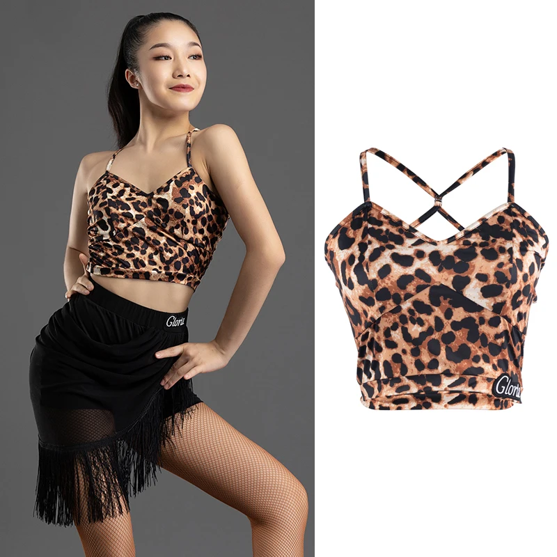 Leopard Latin Dance Tops Women Samba Dance Outfit Tango Dance Outfit Ballroom Practice Wear Stage Costume Salsa Clothing DL9219
Leopard Latin Dance Tops Women Samba Dance Outfit Tango Dance Outfit Ballroom Practice Wear Stage Costume Salsa Clothing DL9219