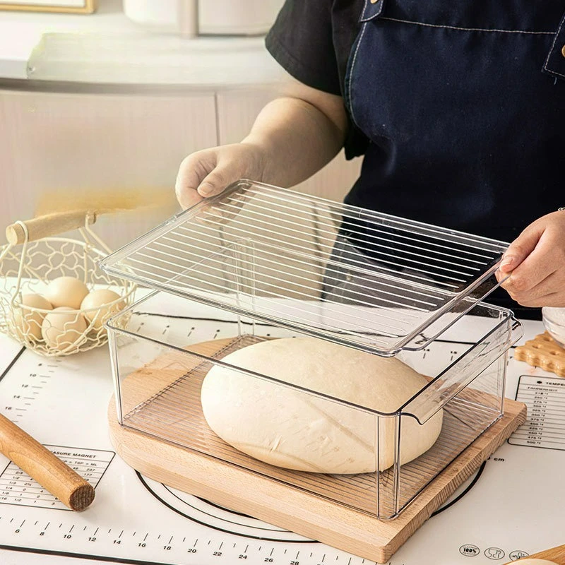 Dough Fermentation Box Bread Toast Wake-up Noodle Box Food Grade Kitchen Storage Box Special Refrigerator Fresh-keeping Box
Dough Fermentation Box Bread Toast Wake-up Noodle Box Food Grade Kitchen Storage Box Special Refrigerator Fresh-keeping Box