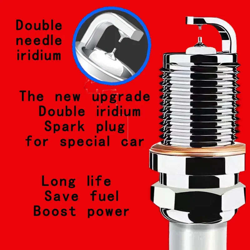 4x Dual Iridium Spark Plug 1822A069 fit for Mitsubishi Lancer Sportback Outlander Sport ASX RVR 2.0 DIFR6C11
4x Dual Iridium Spark Plug 1822A069 fit for Mitsubishi Lancer Sportback Outlander Sport ASX RVR 2.0 DIFR6C11