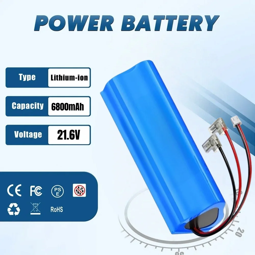21.6V 6800mAh For Tineco FLOOR ONE 1.0 FW25M-01 FW25W-01 FW09010ECN HF10E-01 HF20E-01 S3-01 Vacuum Cleaner Battery
21.6V 6800mAh For Tineco FLOOR ONE 1.0 FW25M-01 FW25W-01 FW09010ECN HF10E-01 HF20E-01 S3-01 Vacuum Cleaner Battery