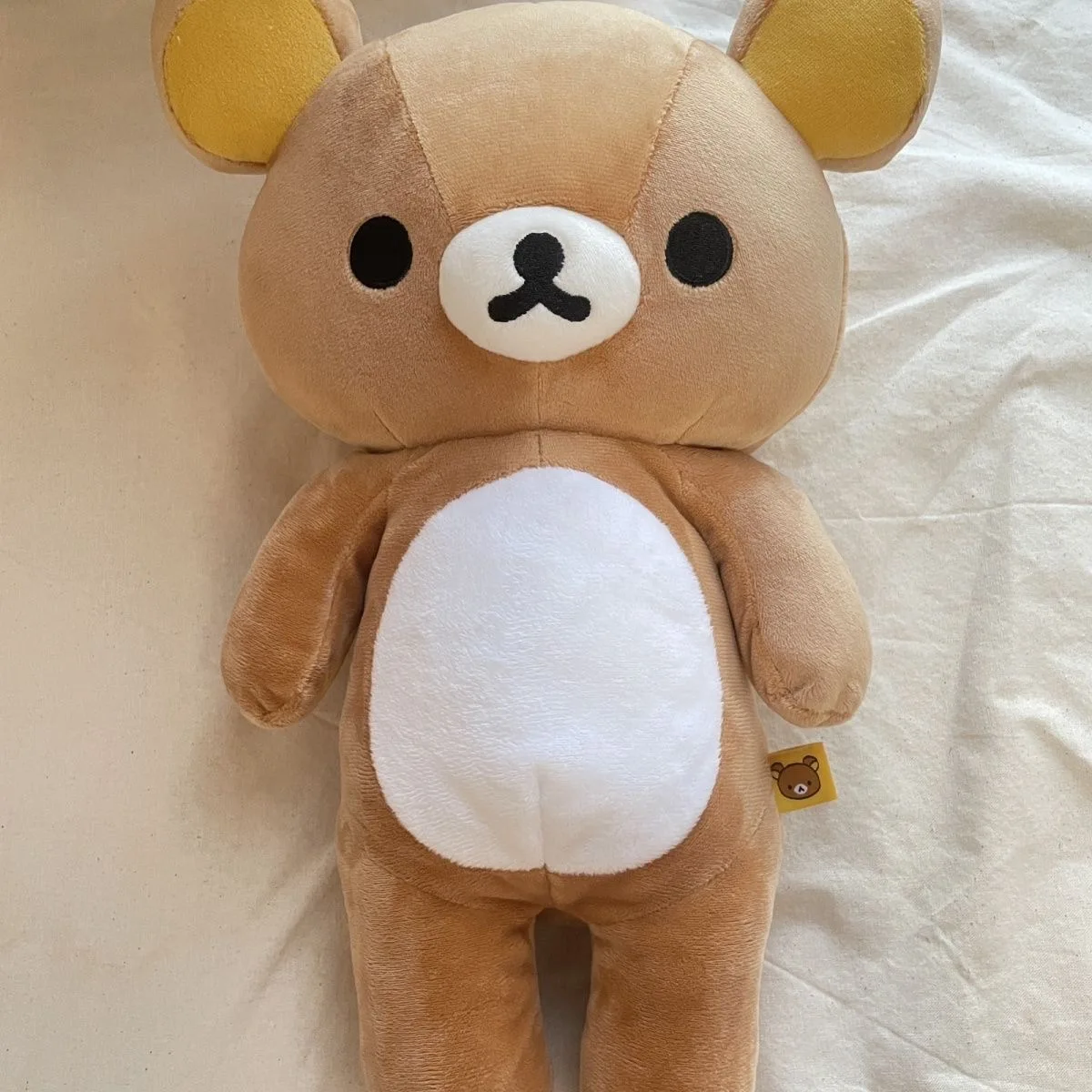 Плюшевая подушка Rilakkuma Bear для девочек, детские мягкие игрушки для детей, рождественские подарки, большой размер 38 см
Плюшевая подушка Rilakkuma Bear для девочек, детские мягкие игрушки для детей, рождественские подарки, большой размер 38 см