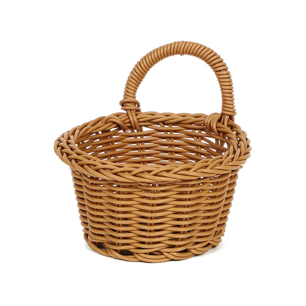 Woven Basket Storage Basket Vegetables Sundries Basket Wall Storage Basket Imitation Rattan Retro Wall Hanging Basket
Woven Basket Storage Basket Vegetables Sundries Basket Wall Storage Basket Imitation Rattan Retro Wall Hanging Basket