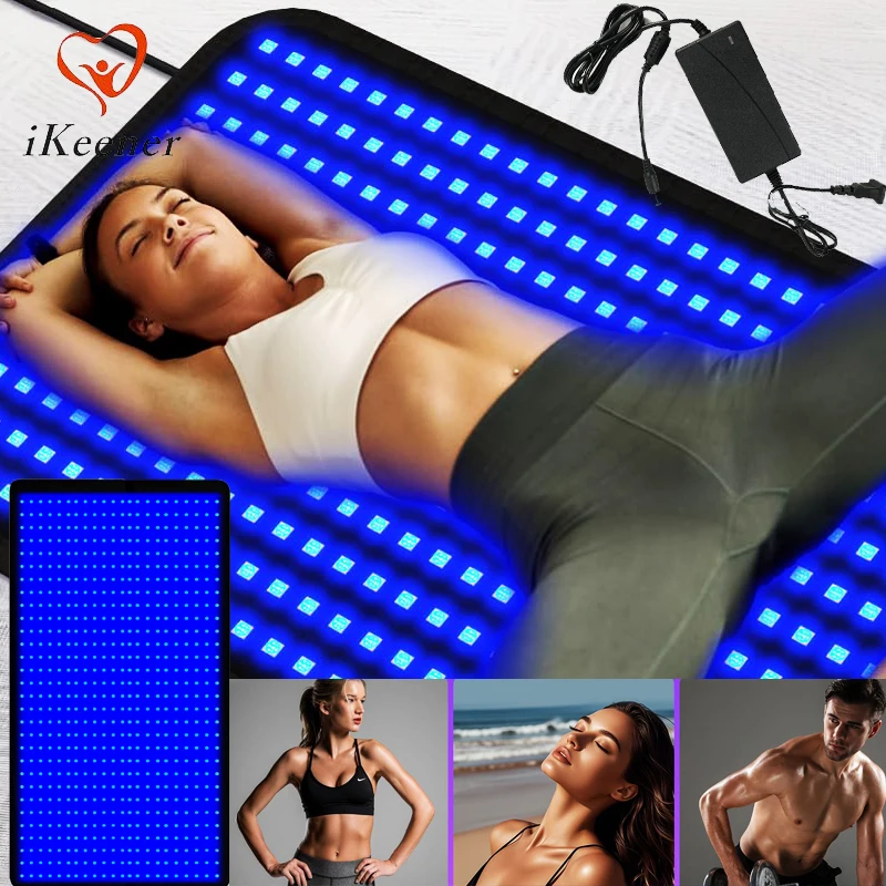 Tanning Lamp Pad 360pcs Blue Light Therapy 100*60cm 2 Modes 460nm 490nm Yoga Mat Solarium Lamp Body Beauty Bronze Skin
Tanning Lamp Pad 360pcs Blue Light Therapy 100*60cm 2 Modes 460nm 490nm Yoga Mat Solarium Lamp Body Beauty Bronze Skin
