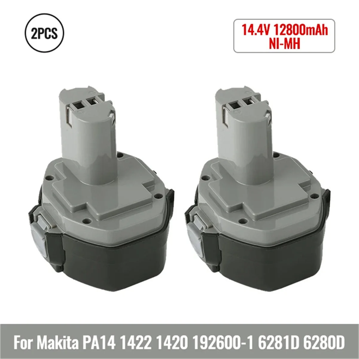 Replacement Battery for Makita 14.4V 4800mah Ni MH Rechargeable Battery Power Tools Battery PA14 1422,1420,192600-1, 628
Replacement Battery for Makita 14.4V 4800mah Ni MH Rechargeable Battery Power Tools Battery PA14 1422,1420,192600-1, 628