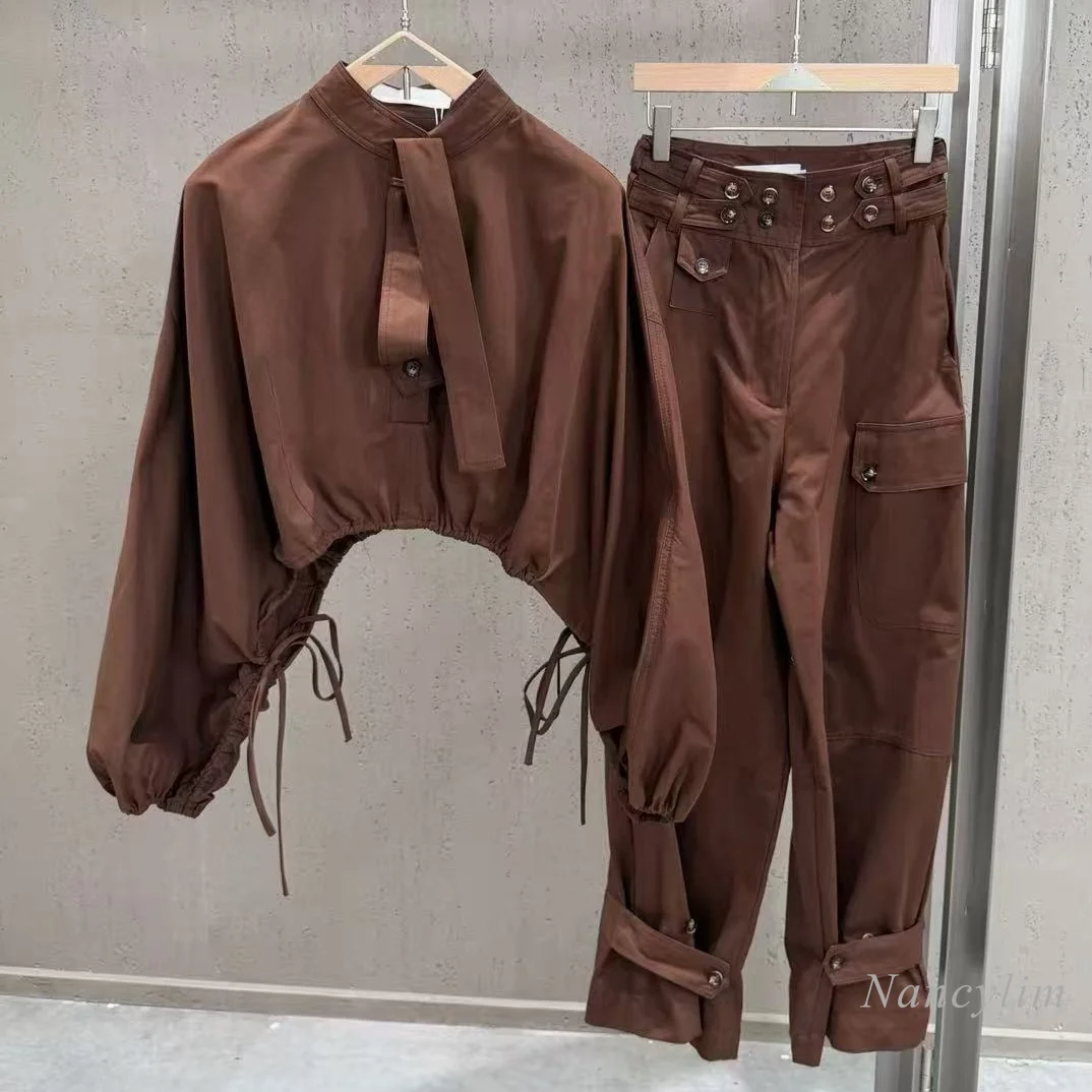 2026 Autum Sets, New Arrival Multi-button Strap Loose Short Top, Workwear Casual Pants Suit Fashion Slimming Look,Buy Separately
2026 Autum Sets, New Arrival Multi-button Strap Loose Short Top, Workwear Casual Pants Suit Fashion Slimming Look,Buy Separately