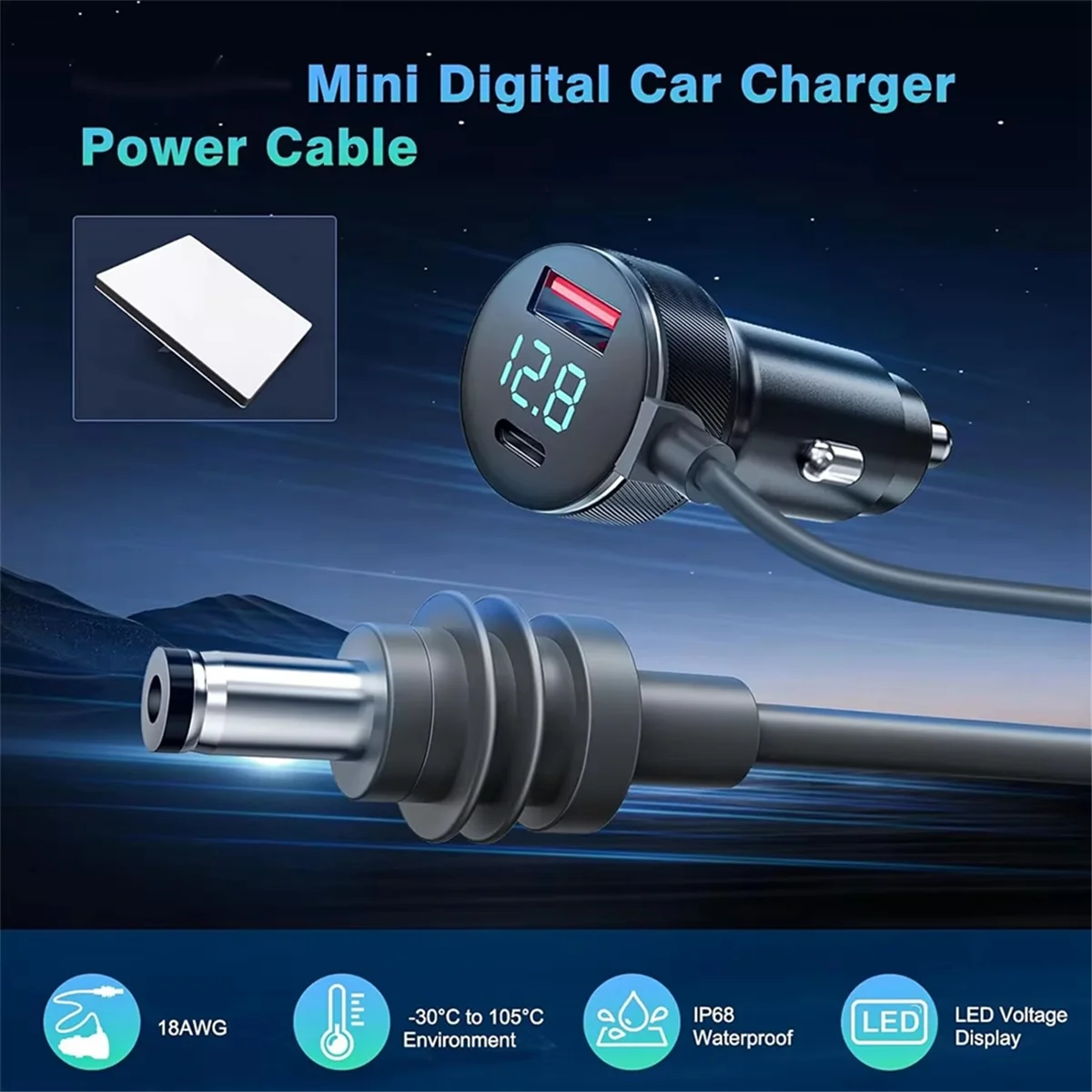 # 488A для кабеля питания Starlink Mini с портом Type-C и вольтметром длиной 16,4 фута (черный, серый)
# 488A для кабеля питания Starlink Mini с портом Type-C и вольтметром длиной 16,4 фута (черный, серый)