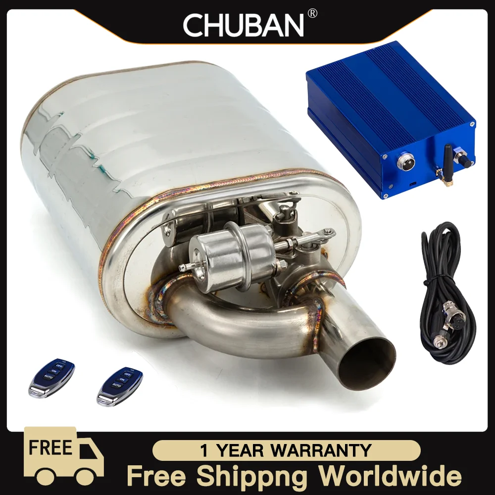 2",2.5",3"Stainless Steel Muffler with Electric Cut-out Valve Remote orOBD ControlExhaustSystem forAdvancedTuning andPerformance
2",2.5",3"Stainless Steel Muffler with Electric Cut-out Valve Remote orOBD ControlExhaustSystem forAdvancedTuning andPerformance