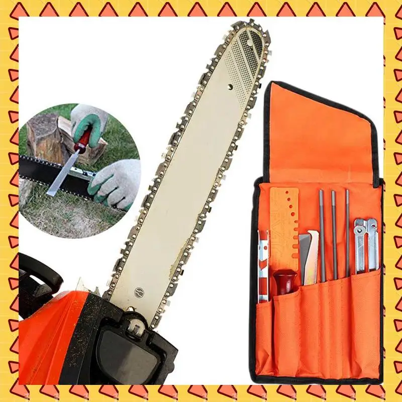 A008 Universal Chainsaw Field Sharpening Kit, Chainsaw Chain Sharpener Round Files, Flat File, Filing Guide, Chainsaw File
A008 Universal Chainsaw Field Sharpening Kit, Chainsaw Chain Sharpener Round Files, Flat File, Filing Guide, Chainsaw File