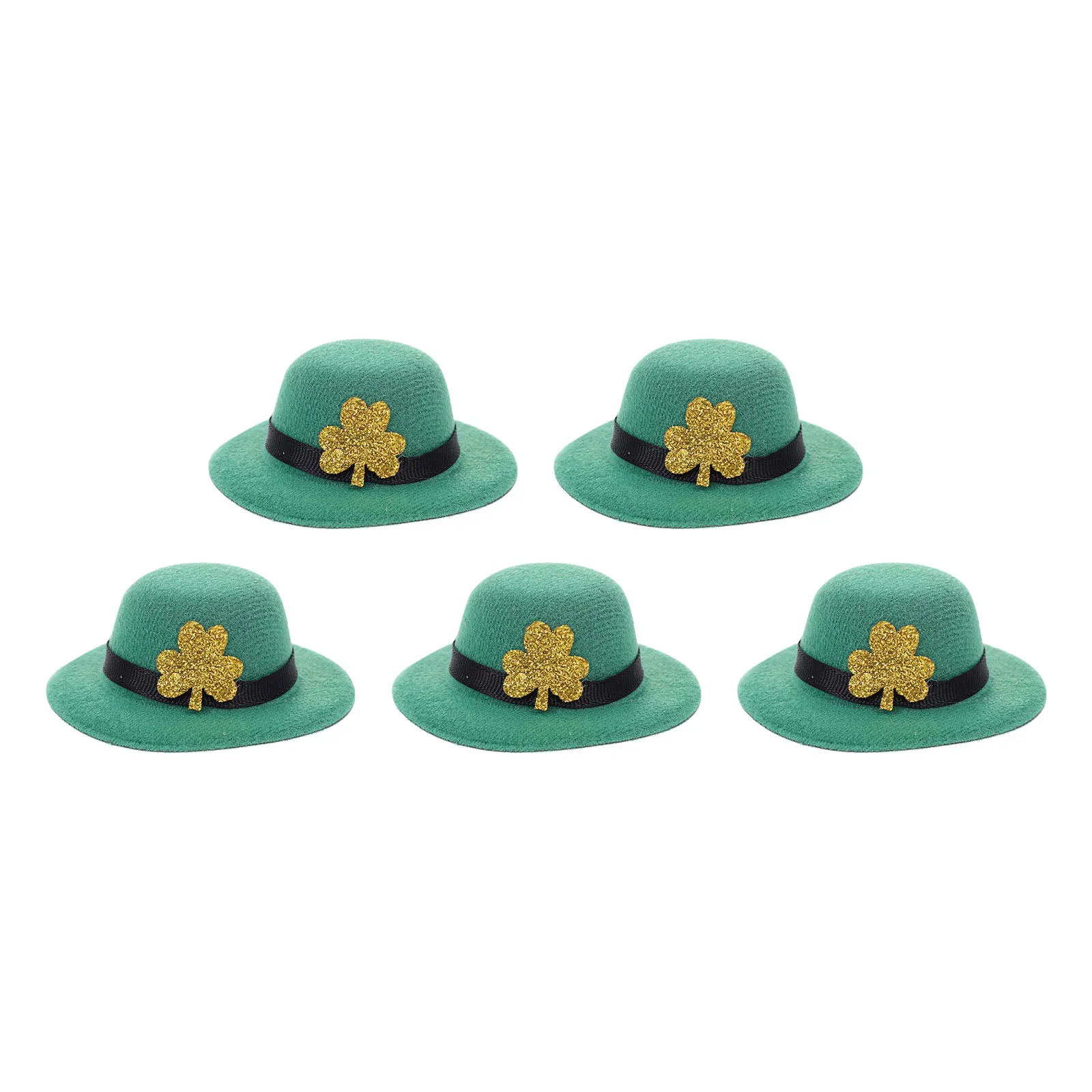 5 Pcs Bottle Caps EVA Brushed Cloth Lightweight Decorative Mini Patricks Day Hats Party Props Green Color
5 Pcs Bottle Caps EVA Brushed Cloth Lightweight Decorative Mini Patricks Day Hats Party Props Green Color