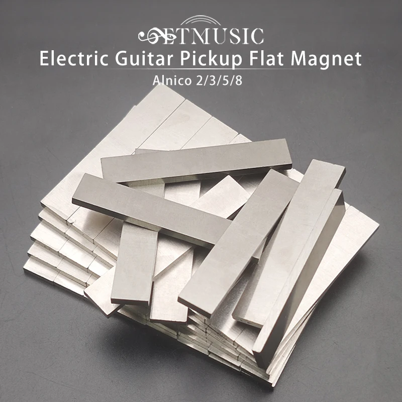 100Pcs Alnico 2/5/8 Electric Guitar Pickup Magnet for Humbucker 60x3.2x13MM/F54x3x10MM Flat Pickup Magnet Silver
100Pcs Alnico 2/5/8 Electric Guitar Pickup Magnet for Humbucker 60x3.2x13MM/F54x3x10MM Flat Pickup Magnet Silver
