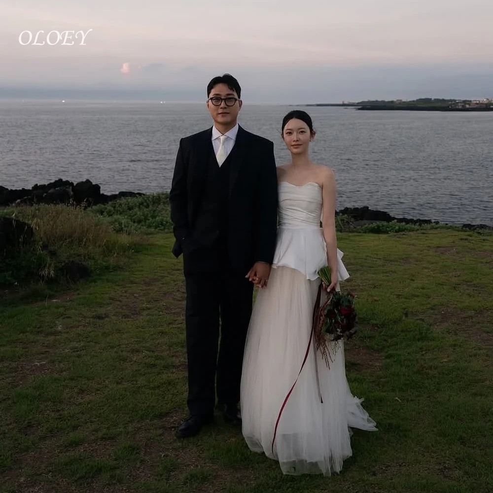 OLOEY Simple A Line Korea Wedding Dress Photo Shoot Sweetheart Bride Formal Occasion Dress 웨딩드레스 Party Gowns Floor-Length
OLOEY Simple A Line Korea Wedding Dress Photo Shoot Sweetheart Bride Formal Occasion Dress 웨딩드레스 Party Gowns Floor-Length