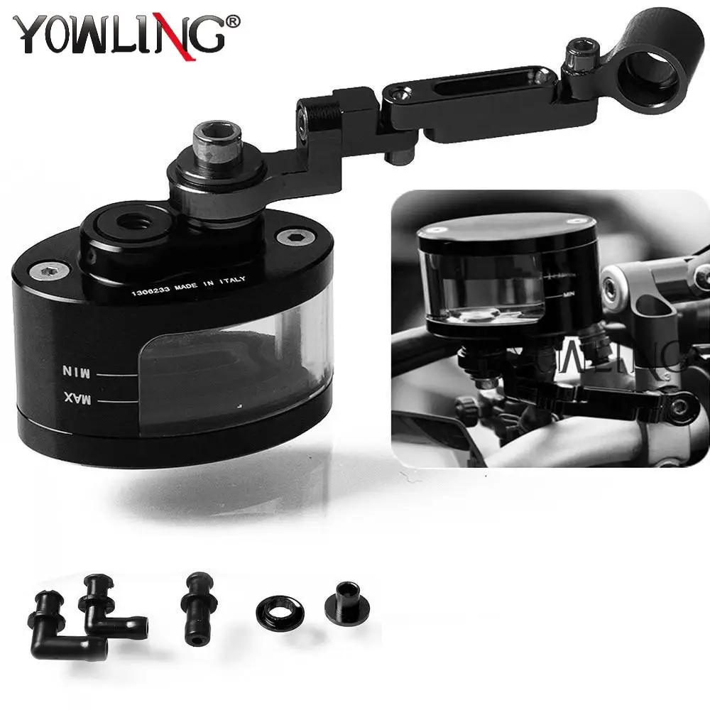 Front Brake Fluid Reservoir Clutch Tank Oil Fluid Cup Pump Cylinder Bracket FOR KAWASAKI ZX6R ZX6RR ZX7R ZX7RR ZX9 ZX900 ZX9R
Front Brake Fluid Reservoir Clutch Tank Oil Fluid Cup Pump Cylinder Bracket FOR KAWASAKI ZX6R ZX6RR ZX7R ZX7RR ZX9 ZX900 ZX9R