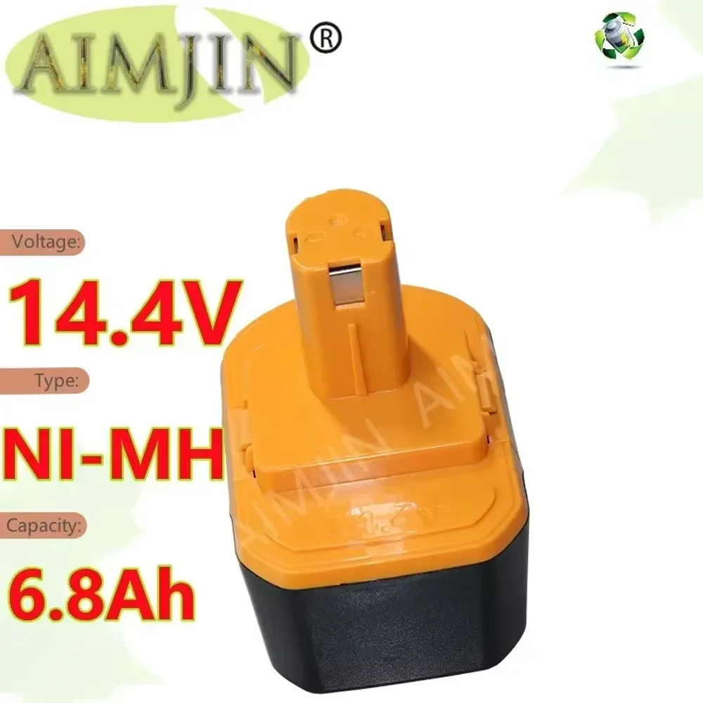 14.4V 6800mAh Battery For Ryobi SaftSafety Compatible R10521 RY6201 RY6202 130224010 130224011 130281002 1400144 1314702
14.4V 6800mAh Battery For Ryobi SaftSafety Compatible R10521 RY6201 RY6202 130224010 130224011 130281002 1400144 1314702