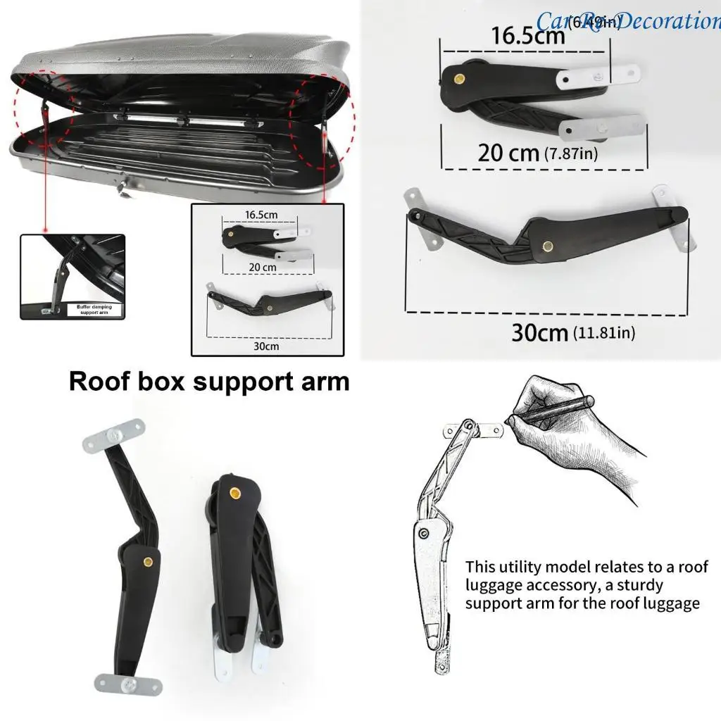 R58D 2pcs Car Roof Box Lid Lifter Replacement Weather Resistant Roof Box Lid Support Ensuring Safety Stability During Travel
R58D 2pcs Car Roof Box Lid Lifter Replacement Weather Resistant Roof Box Lid Support Ensuring Safety Stability During Travel