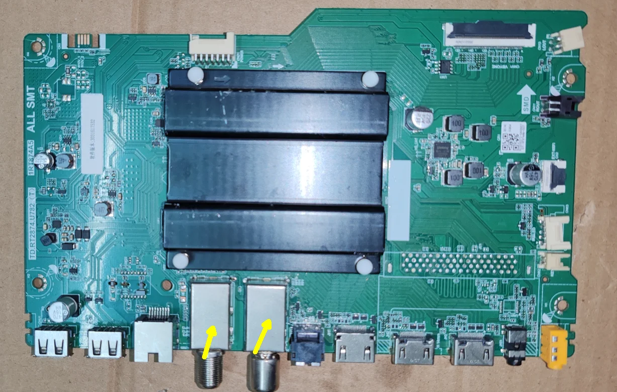 TD.RT2874.U782(T) 1RT874A5 LED TV motherboard, physical photo, tested and shipped
TD.RT2874.U782(T) 1RT874A5 LED TV motherboard, physical photo, tested and shipped
