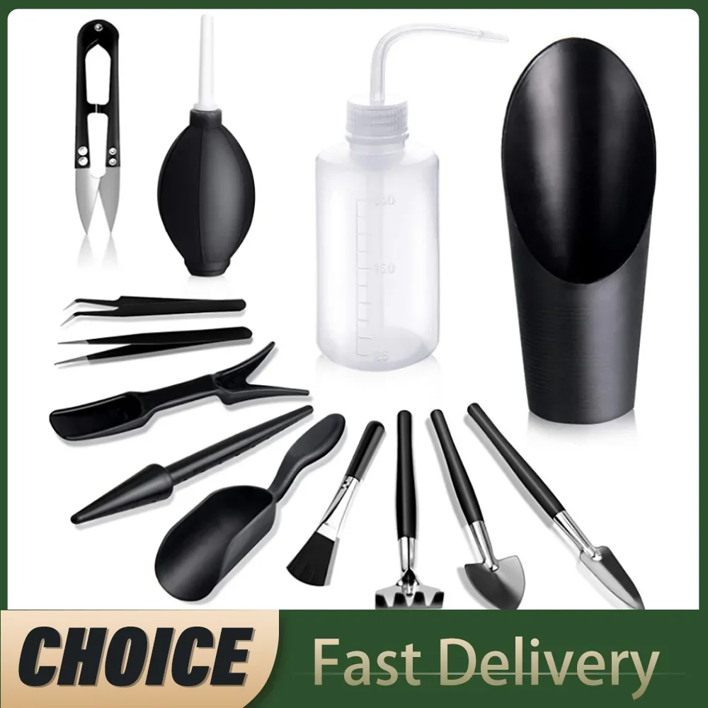 5/8/13pcs Garden Planter Kit Succulent Plants Tools Mini Garden Hand Tools Set Indoor Bonsai Miniature Transplant Seedling Tool
5/8/13pcs Garden Planter Kit Succulent Plants Tools Mini Garden Hand Tools Set Indoor Bonsai Miniature Transplant Seedling Tool