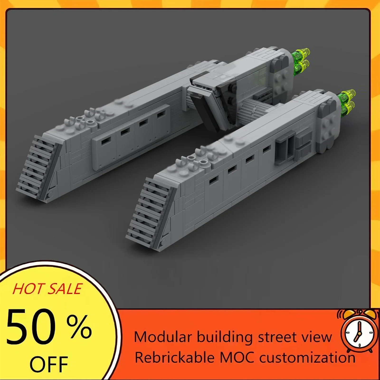 255PCS Popular Space War Movie Model MOC Building Bricks Spaceship Modular Technology Gifts Holiday Assemble Children Toy Suit
255PCS Popular Space War Movie Model MOC Building Bricks Spaceship Modular Technology Gifts Holiday Assemble Children Toy Suit