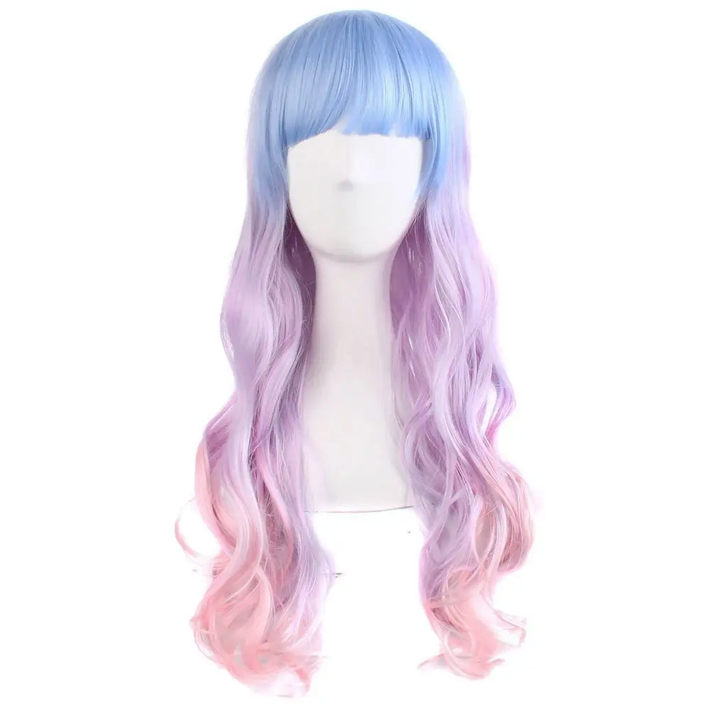 Stylish Long Wavy Light Blue & Pink Harajuku Cosplay Wig
Stylish Long Wavy Light Blue & Pink Harajuku Cosplay Wig