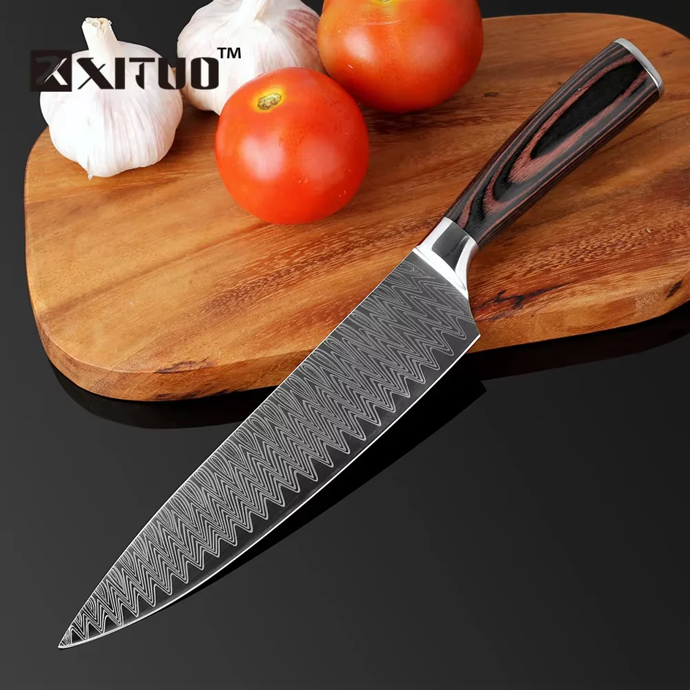 XITUO 8 inch chef's knife high quality 4CR13 stainless steel meat slicing knife hotel restaurant kitchen cooking cutting tool
XITUO 8 inch chef's knife high quality 4CR13 stainless steel meat slicing knife hotel restaurant kitchen cooking cutting tool