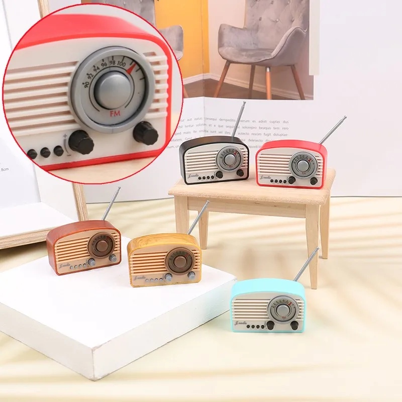 1Pcs 1:12 Dollhouse Miniature Simulation Mini Radio Model DIY Accessories Toy Childhood Memories
1Pcs 1:12 Dollhouse Miniature Simulation Mini Radio Model DIY Accessories Toy Childhood Memories