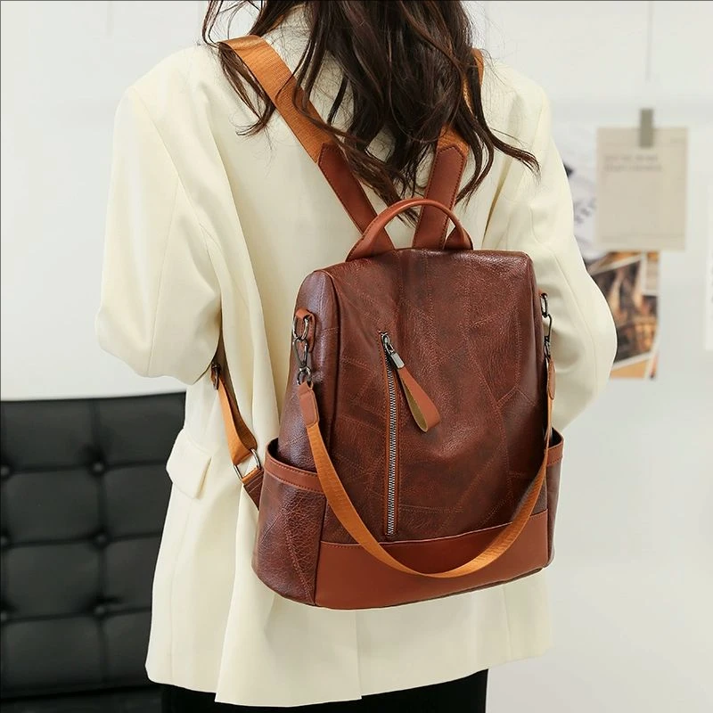 College Women Backpack Antitheft Soft Leather Vintage Packbag Female Travel Back Pack School Bags for Teenage Girls Shoulder Bag
College Women Backpack Antitheft Soft Leather Vintage Packbag Female Travel Back Pack School Bags for Teenage Girls Shoulder Bag