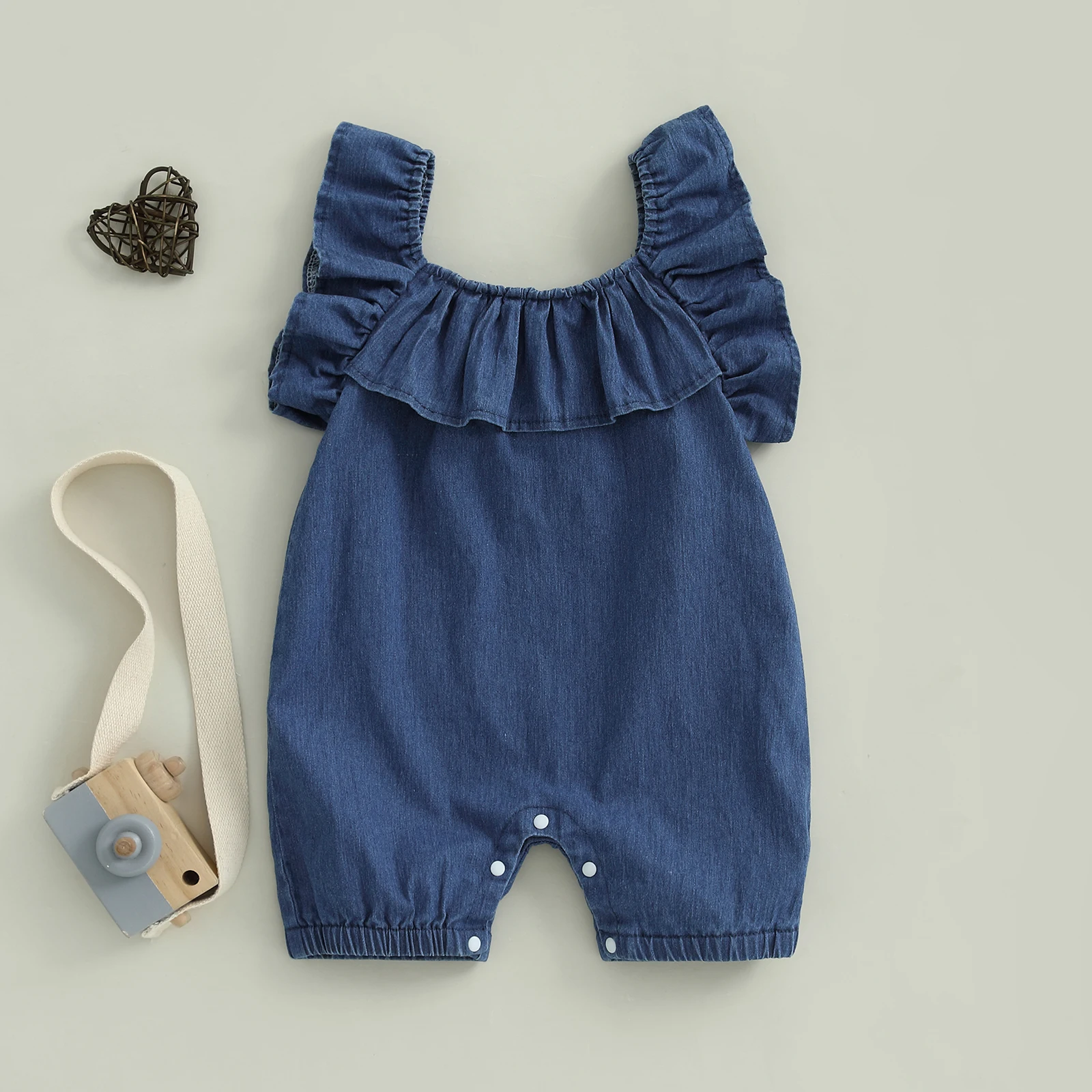 2025-05-15 Lioraitiin Toddler Baby Girl Denim Overalls Solid Color Flying Sleeve Jean Jumpsuit Cute Clothes
2025-05-15 Lioraitiin Toddler Baby Girl Denim Overalls Solid Color Flying Sleeve Jean Jumpsuit Cute Clothes