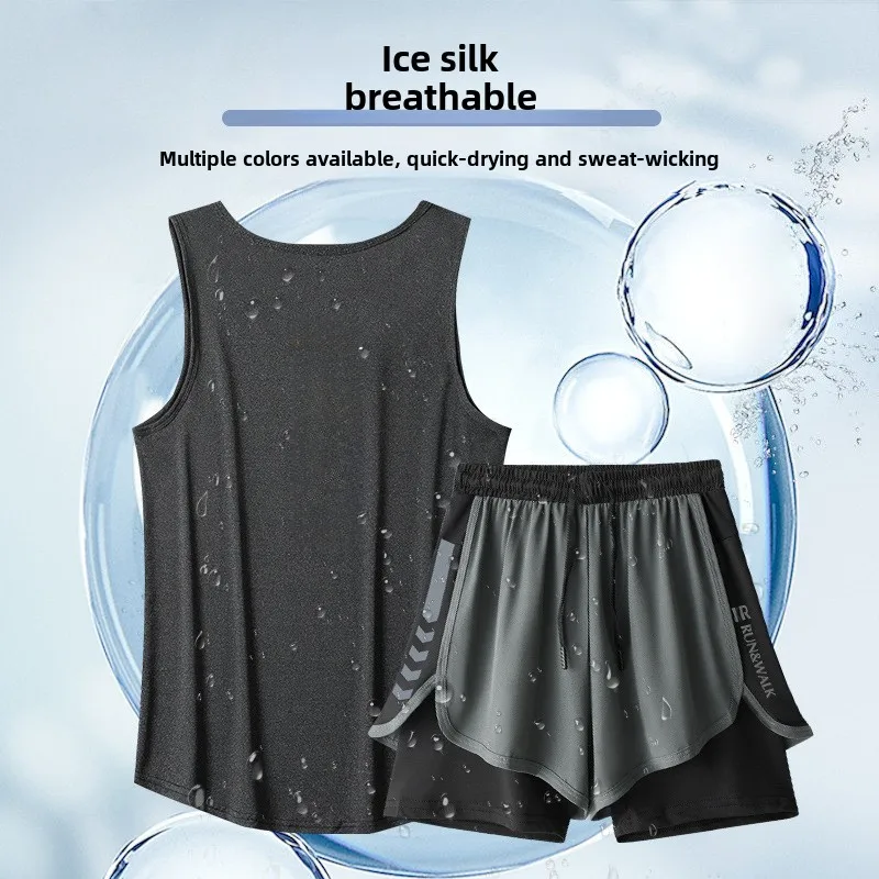 Men's sportswear suits breathable sweat-wicking quick-drying fitness wear for running basketball and gym workouts comfortable
Men's sportswear suits breathable sweat-wicking quick-drying fitness wear for running basketball and gym workouts comfortable