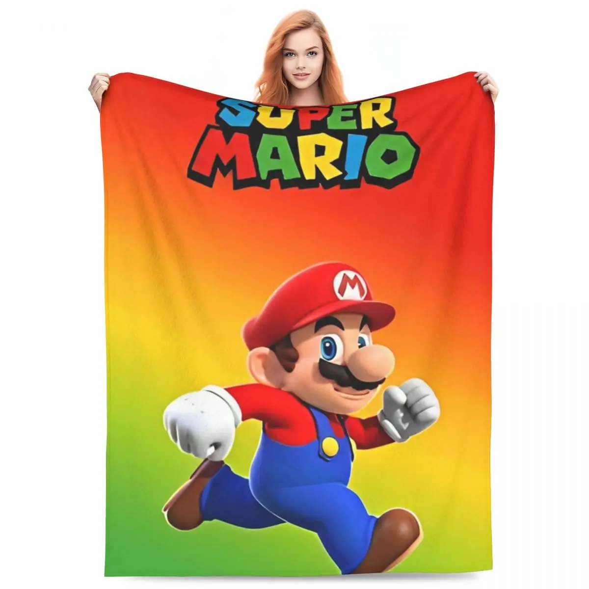 Soft Warm Blanket Decorative Cartoon M-marioes Throw Blanket Flannel Bedspread For Outdoor Print Sofa Bed Cover
Soft Warm Blanket Decorative Cartoon M-marioes Throw Blanket Flannel Bedspread For Outdoor Print Sofa Bed Cover