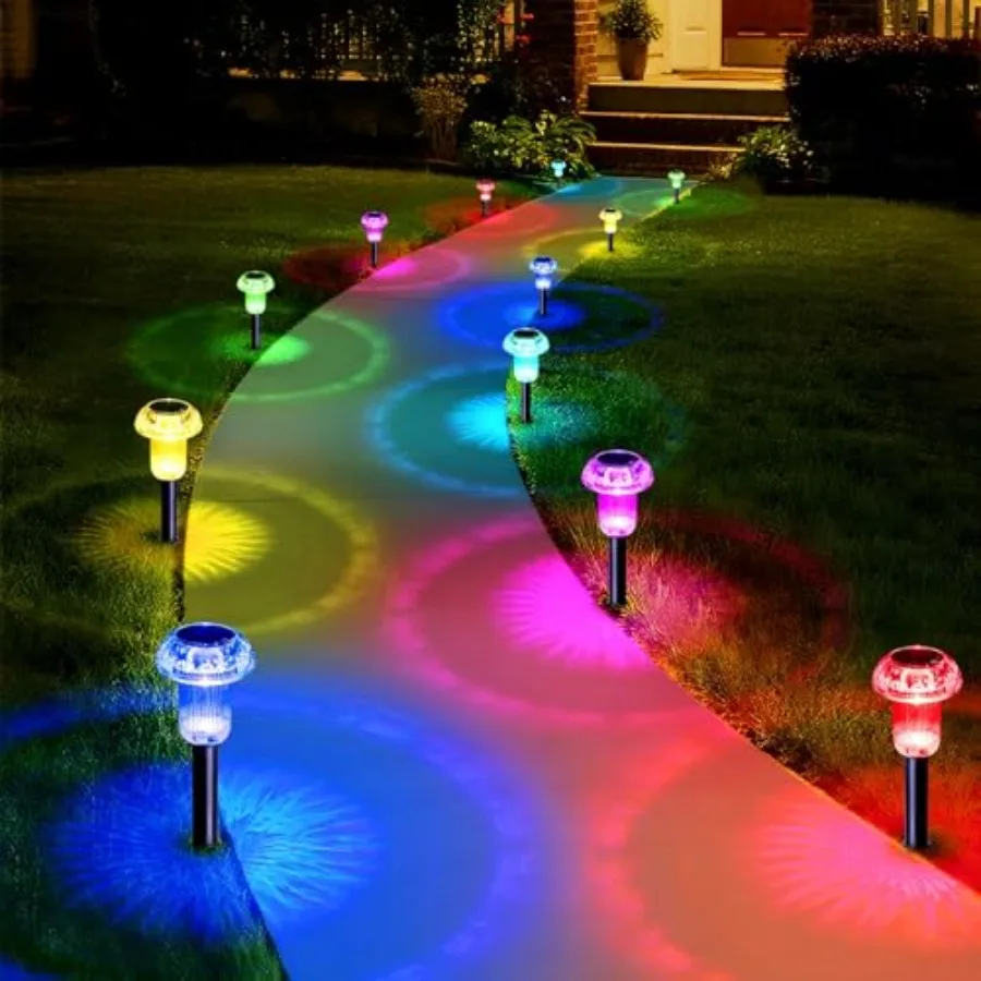 Solar Lights Outdoor Pathway Waterproof Color Changing LED Acrylic Mushroom Decorative Garden Lights for Yard Landscape Patio O
Solar Lights Outdoor Pathway Waterproof Color Changing LED Acrylic Mushroom Decorative Garden Lights for Yard Landscape Patio O