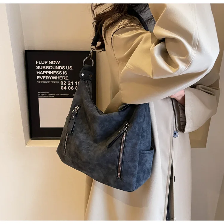 Pu Leather Commuting Texture Niche Class College Student Large Capacity Single Shoulder Crossbody Tote Bag Female
Pu Leather Commuting Texture Niche Class College Student Large Capacity Single Shoulder Crossbody Tote Bag Female