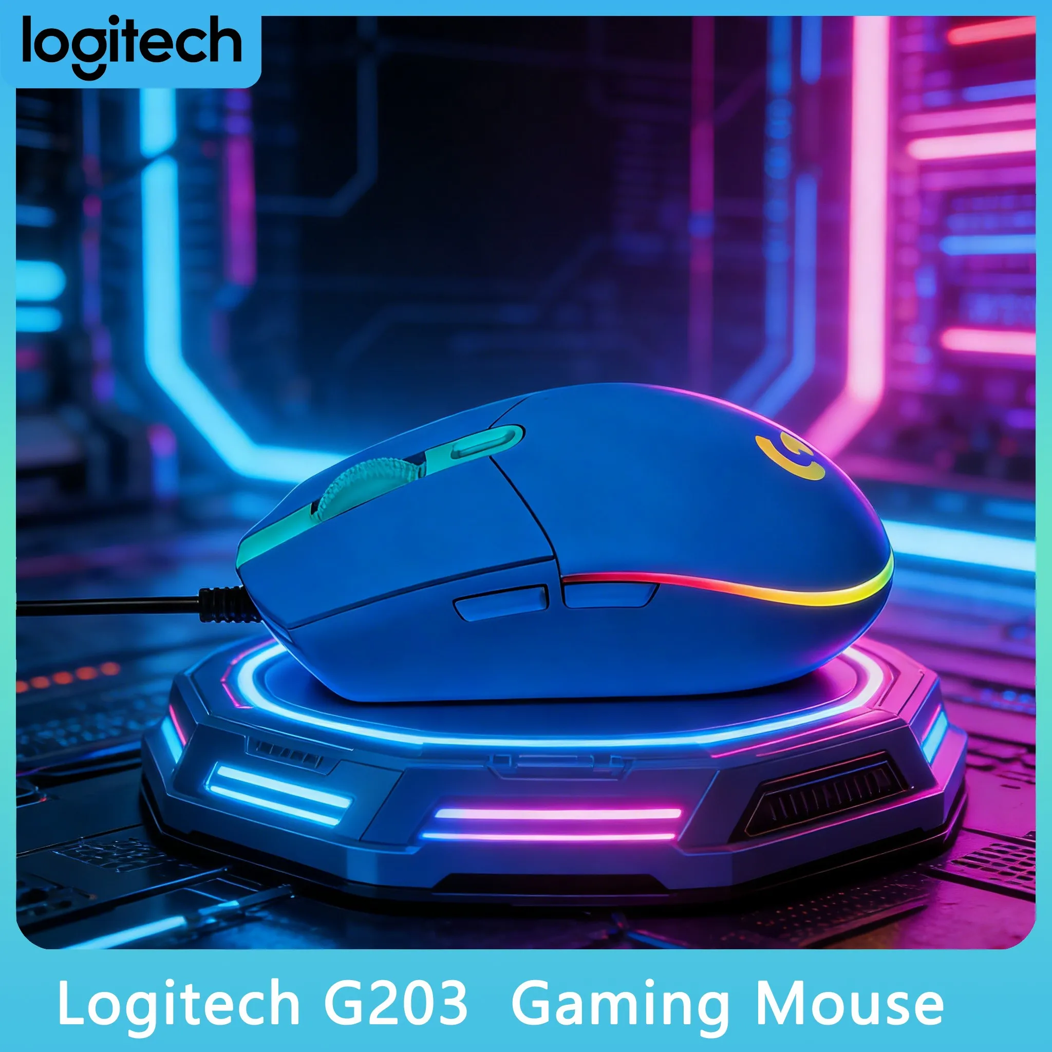 Мышь Logitech G203 LIGHTSYNC RGB, легкая, прочная, аналог G102
Мышь Logitech G203 LIGHTSYNC RGB, легкая, прочная, аналог G102