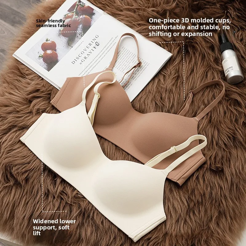 Women's One-Piece Thin Smooth Surface Bra Gathered Half-Cup with Steel Ring Anti-Sagging Comfortable Underwear
Women's One-Piece Thin Smooth Surface Bra Gathered Half-Cup with Steel Ring Anti-Sagging Comfortable Underwear