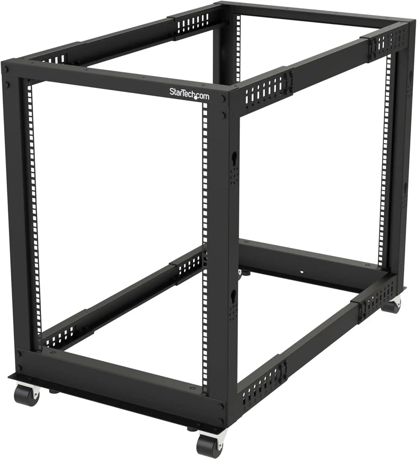 4-Post 15U Mobile Open Frame Server Rack, 19in Network Rack with Wheels, Rolling Rack
4-Post 15U Mobile Open Frame Server Rack, 19in Network Rack with Wheels, Rolling Rack