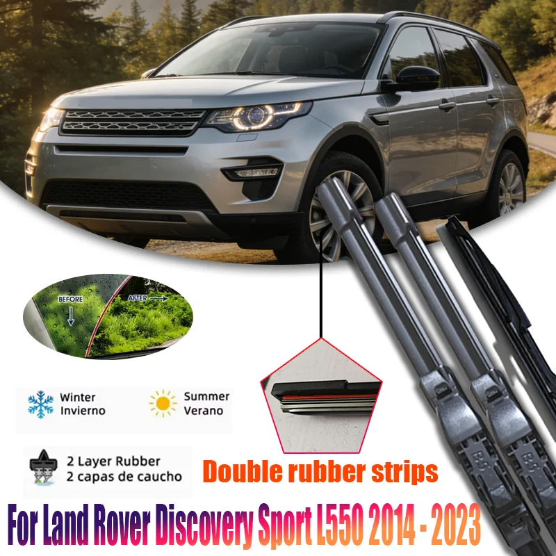 Wiper Front & Rear Wiper Blades Set For Land Rover Discovery Sport L550 2014 - 2023 Windshield Windscreen Window 26"+20"+12"
Wiper Front & Rear Wiper Blades Set For Land Rover Discovery Sport L550 2014 - 2023 Windshield Windscreen Window 26"+20"+12"