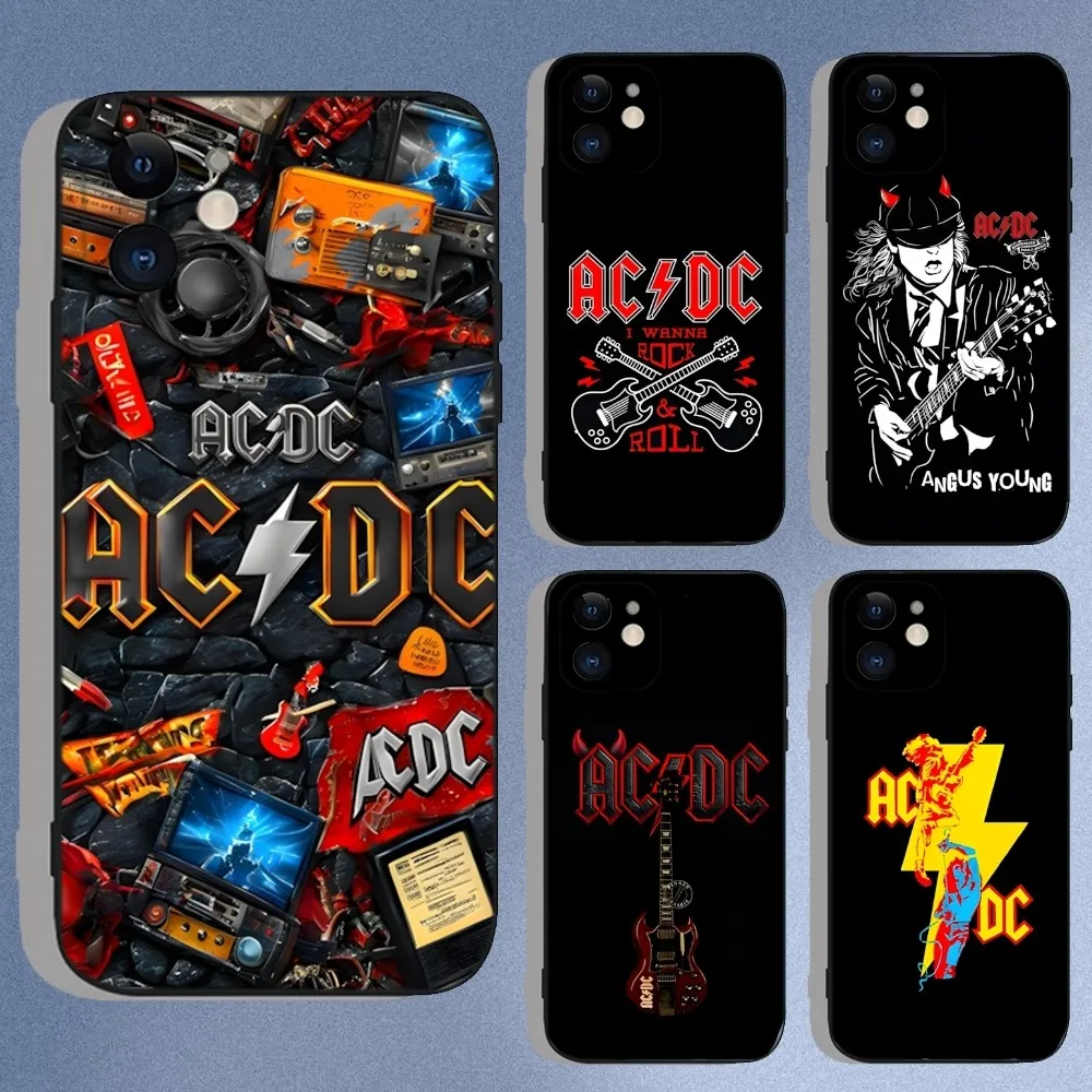 AC ROCK DC Band Phone Case For iPhone 16,15,14,13,12,11,XS,XR,X,8,7,Pro,Max,Plus,Mini Silicone Black Funda Cover Shell
AC ROCK DC Band Phone Case For iPhone 16,15,14,13,12,11,XS,XR,X,8,7,Pro,Max,Plus,Mini Silicone Black Funda Cover Shell