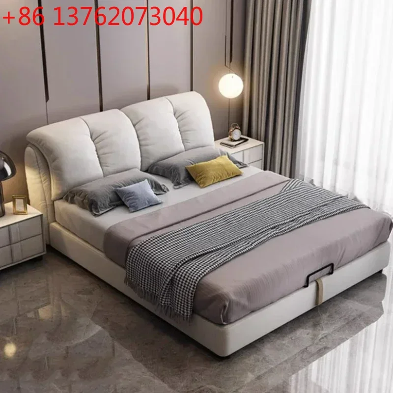 Ergonomic Nordic Double Bed Frame Modular Modern Luxury Headboard Bed Frame High End Children Modern Muebles Lounge Furniture
Ergonomic Nordic Double Bed Frame Modular Modern Luxury Headboard Bed Frame High End Children Modern Muebles Lounge Furniture