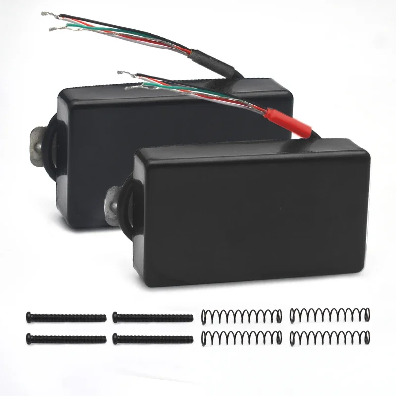 Sealed Alnico 5 Brass Cover LP Guitar Humbucker Pickup 4 Coil Cable Output 7.5K/15K Coil Splitting Alnico V Humbucker Pickup
Sealed Alnico 5 Brass Cover LP Guitar Humbucker Pickup 4 Coil Cable Output 7.5K/15K Coil Splitting Alnico V Humbucker Pickup