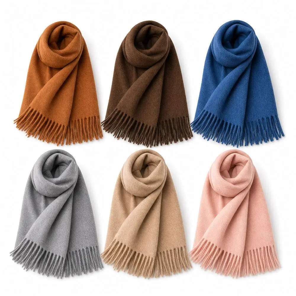 New 200x70cm Long Scarf Wool Blend Fringe Trim Fringe Scarf Soft Texture Warm Wrap Neck Scarf Autumn Winter
New 200x70cm Long Scarf Wool Blend Fringe Trim Fringe Scarf Soft Texture Warm Wrap Neck Scarf Autumn Winter