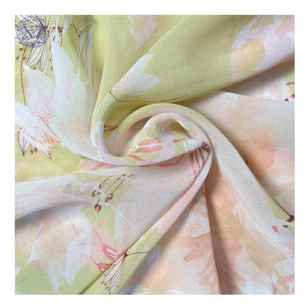 Customized Wholesale Printed Chiffon Woven 100% Polyester Fabric For Woman Garment
Customized Wholesale Printed Chiffon Woven 100% Polyester Fabric For Woman Garment