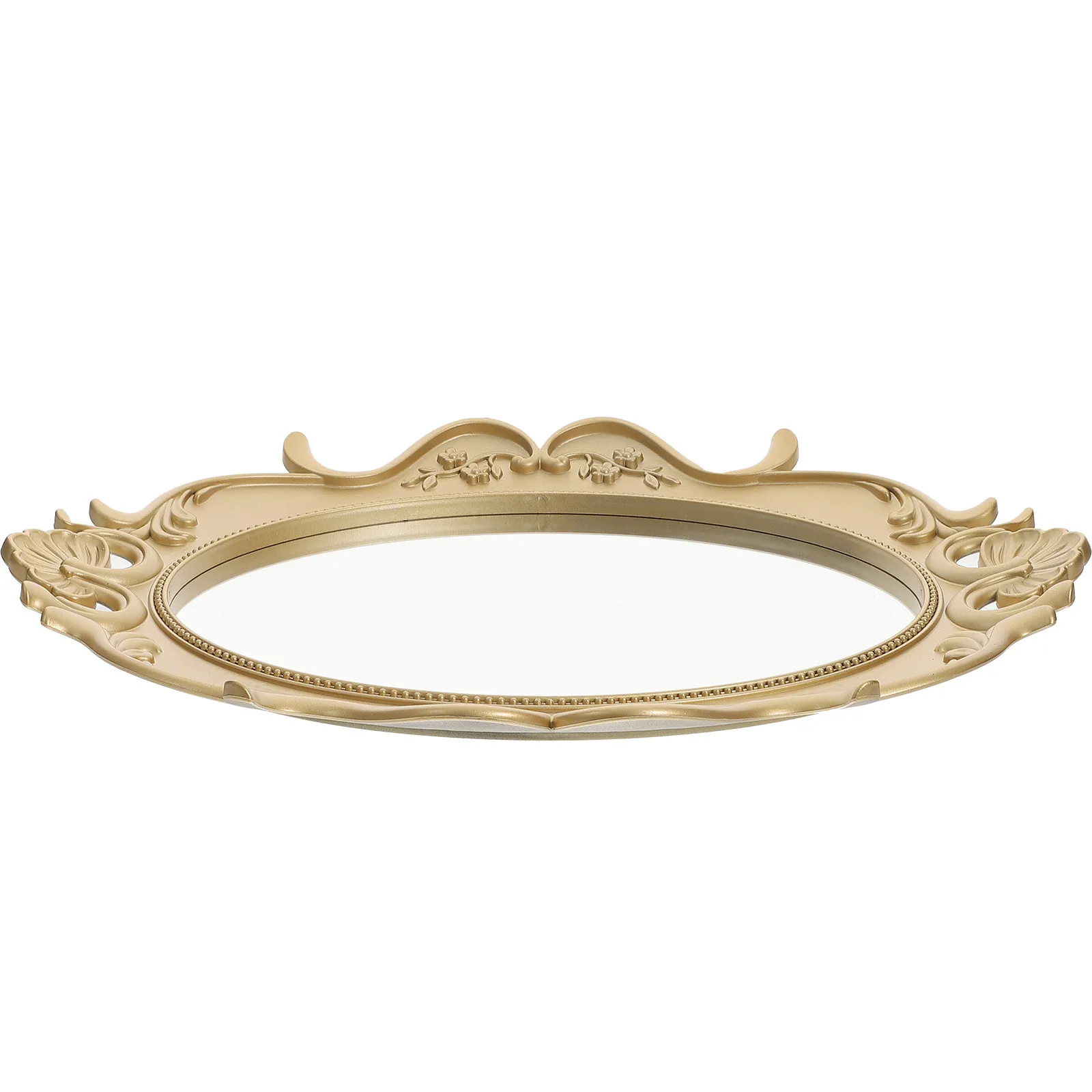 European Style Vintage Decorative Mirror Tray Multipurpose Jewelry Organizer Tray Perfume Makeup Vanity Display Organizer
European Style Vintage Decorative Mirror Tray Multipurpose Jewelry Organizer Tray Perfume Makeup Vanity Display Organizer