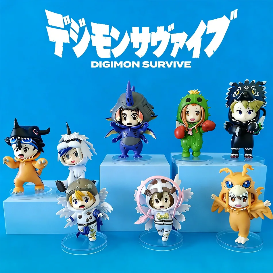 Digimon Adventure Gabumon V-Mon 8Pcs/Set Action Figure Cute Collectible Model Toy Desktop Decoration Gift for Kids Fans
Digimon Adventure Gabumon V-Mon 8Pcs/Set Action Figure Cute Collectible Model Toy Desktop Decoration Gift for Kids Fans
