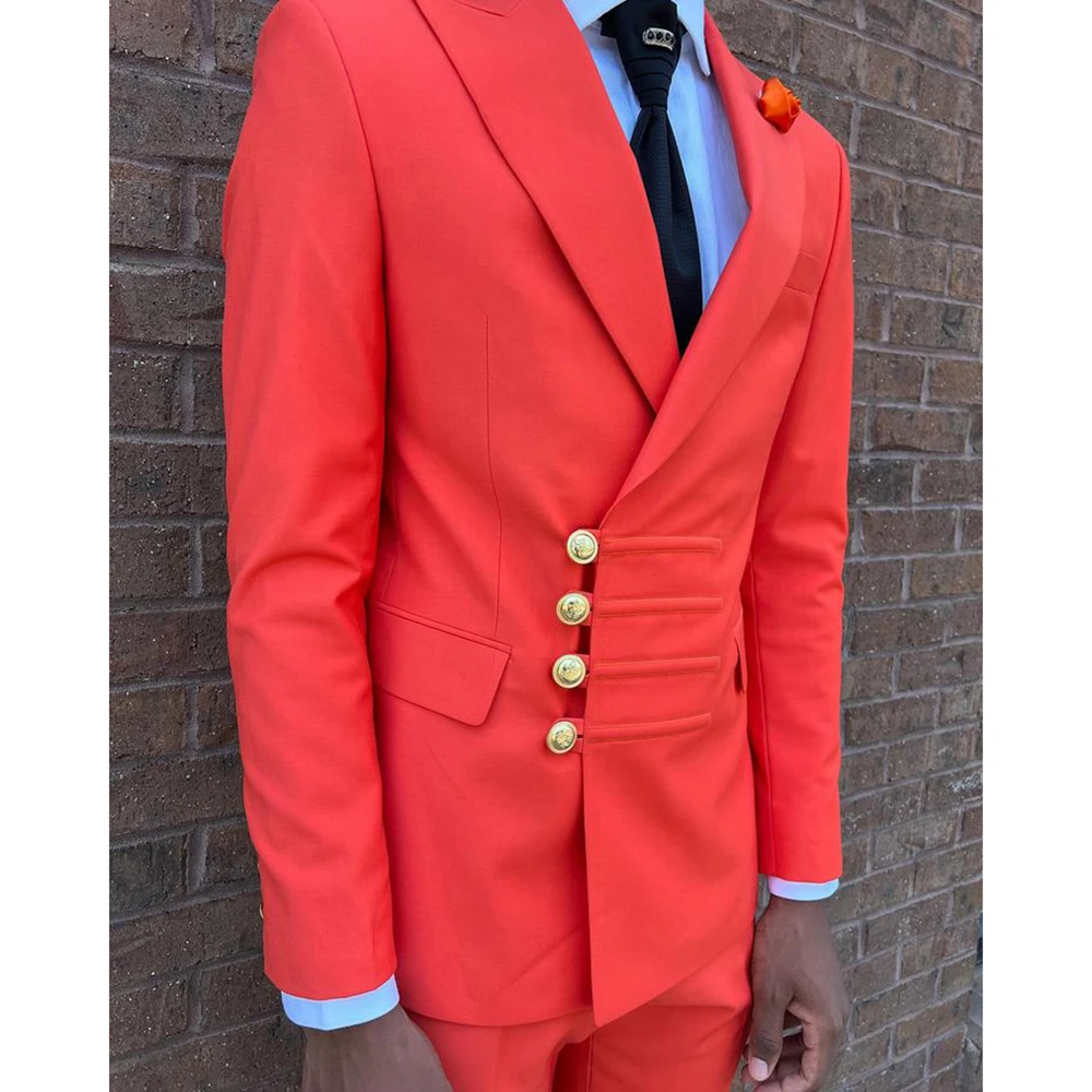 Fashion Men's Suits Single Breasted Peak Lapel Slim Fit Male Clothing Prom Party Elegant 2 Piece Jacket Pants Blazer Full Sets
Fashion Men's Suits Single Breasted Peak Lapel Slim Fit Male Clothing Prom Party Elegant 2 Piece Jacket Pants Blazer Full Sets