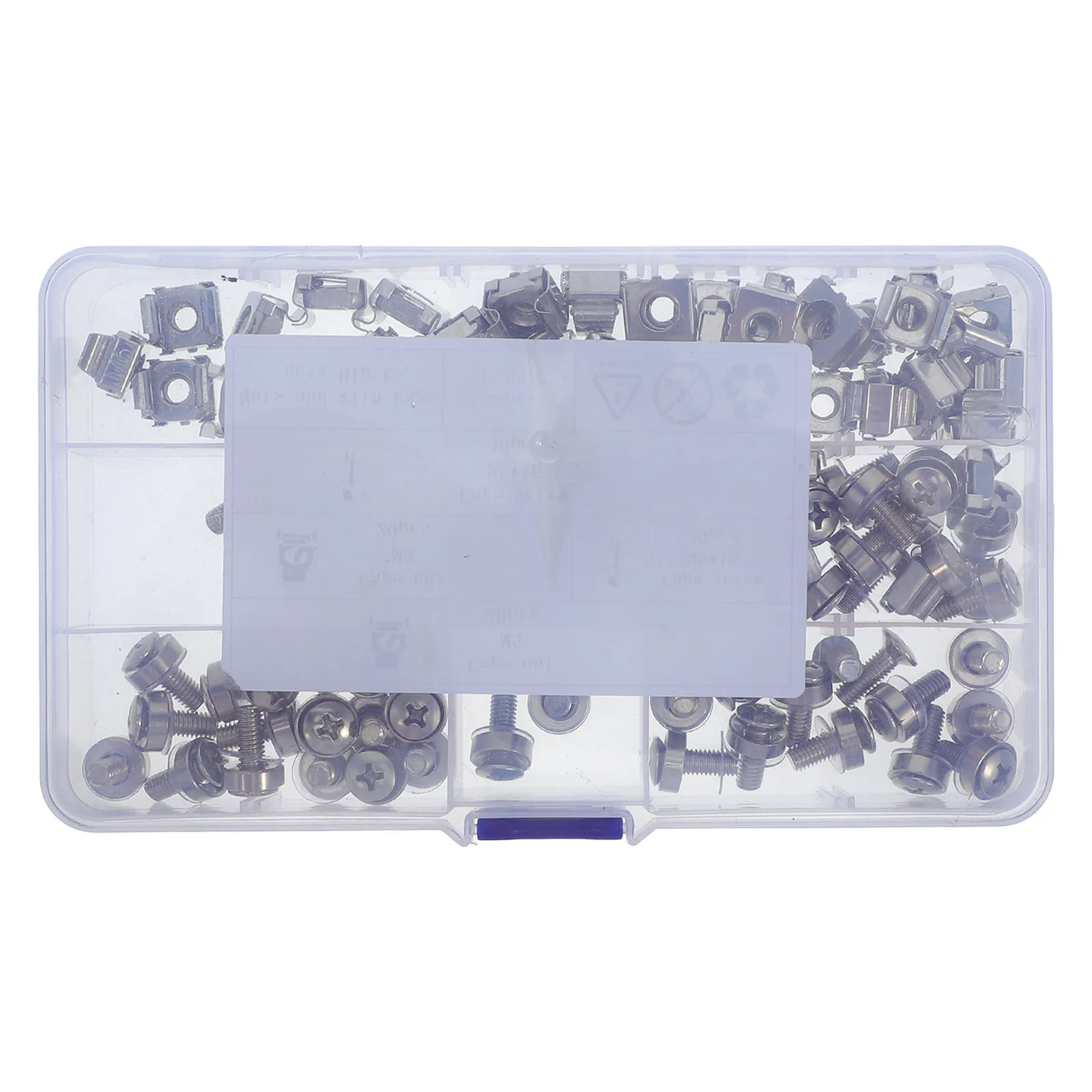 50Sets M5x16mm Rack Mount Cage Nuts and Screws for Server Cabinets Routers Network Racks Data Centers Square Insert Nuts Metal
50Sets M5x16mm Rack Mount Cage Nuts and Screws for Server Cabinets Routers Network Racks Data Centers Square Insert Nuts Metal