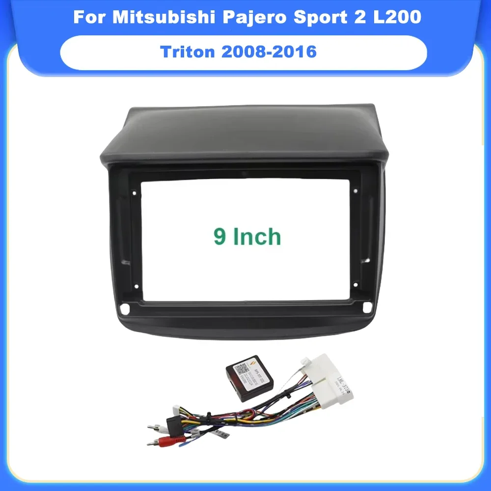 9 Inch Car Fascia Radio Panel DVD Frame Dash Kit Install Adapter Console For Mitsubishi Pajero Sport 2 L200 Triton 2008 - 2016
9 Inch Car Fascia Radio Panel DVD Frame Dash Kit Install Adapter Console For Mitsubishi Pajero Sport 2 L200 Triton 2008 - 2016