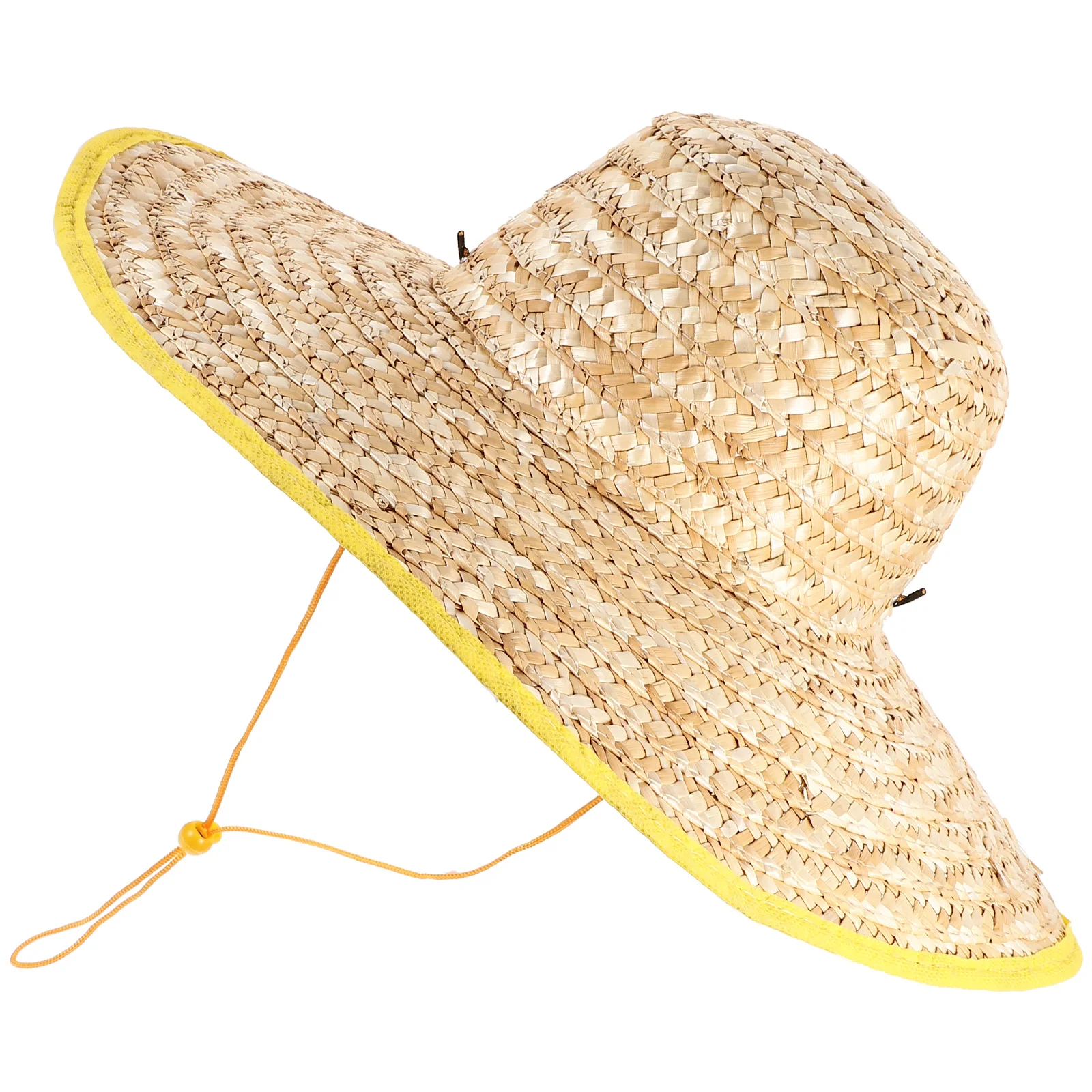 1pc Woven Straw Sun Hat 45CM Brim Women Men Summer Beach Outdoor Protection Fashionable Wide Brimmed Hats Random Rope Color
1pc Woven Straw Sun Hat 45CM Brim Women Men Summer Beach Outdoor Protection Fashionable Wide Brimmed Hats Random Rope Color